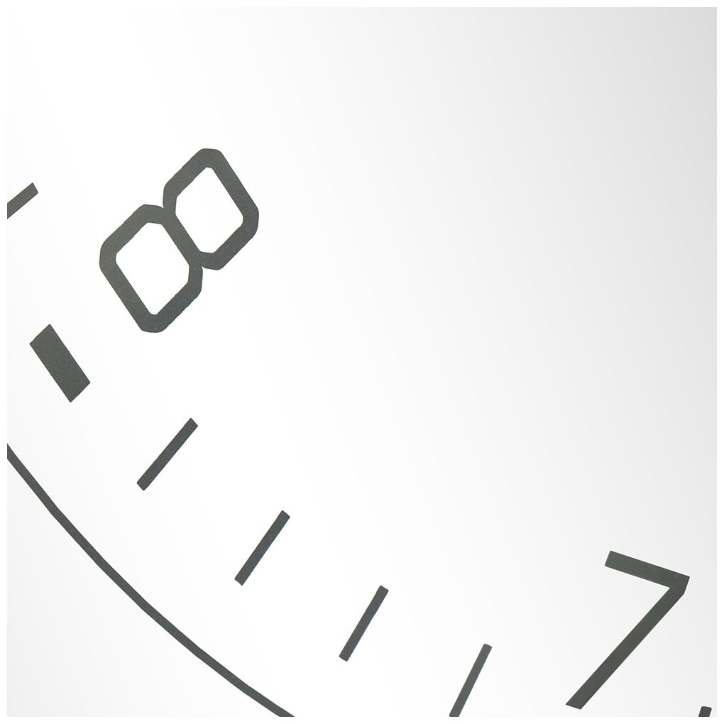 Multi Colored Glass Contemporary Wall Clock, 24" x 1" x 24"