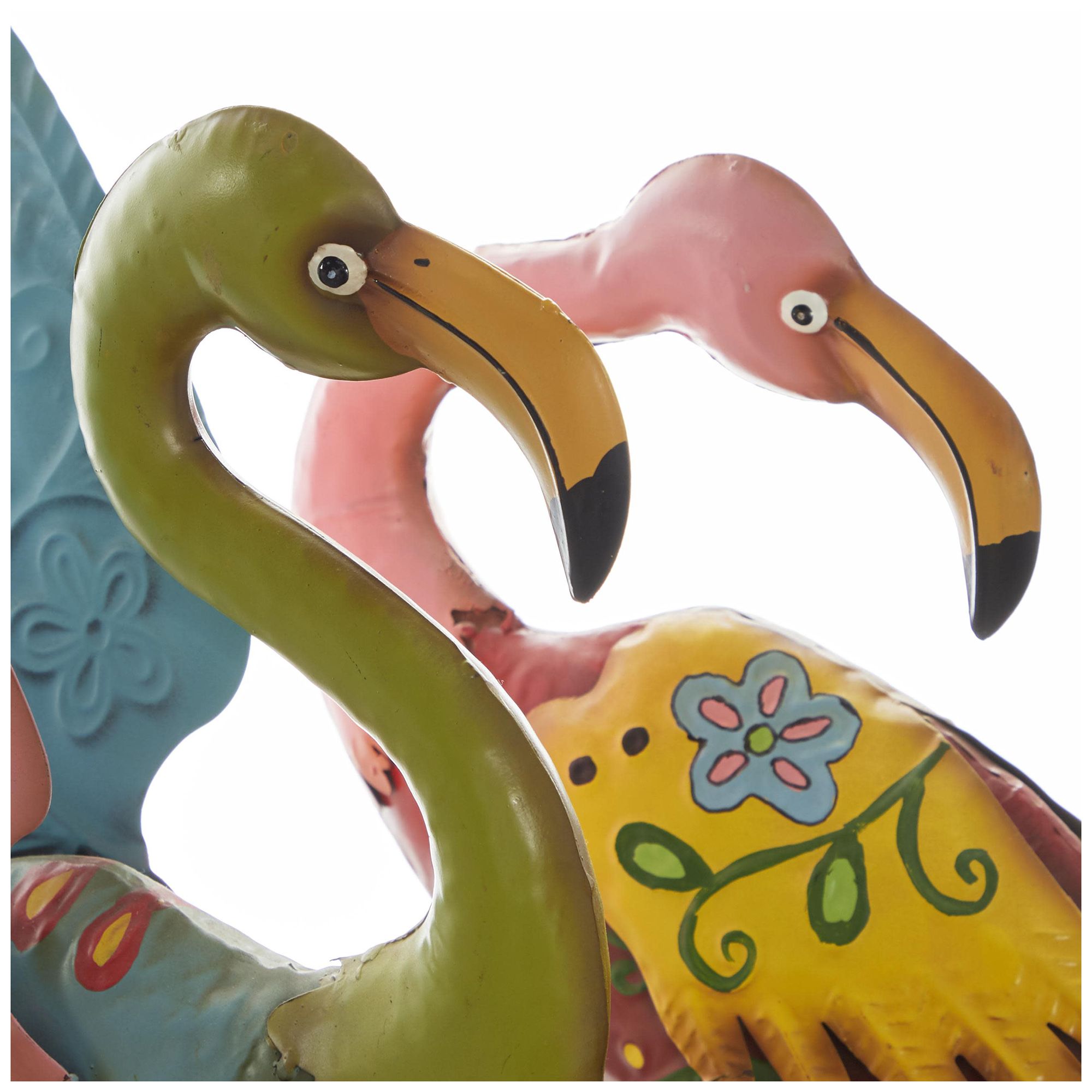 Image 3 Multi Colored Metal Coastal Garden Sculpture, S/2 28", 32"H more views