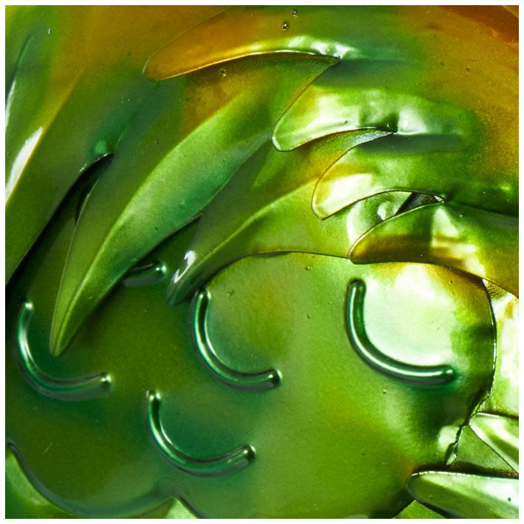 Multi Colored Metal Country Cottage Garden Sculpture, S/2 44", 37"H