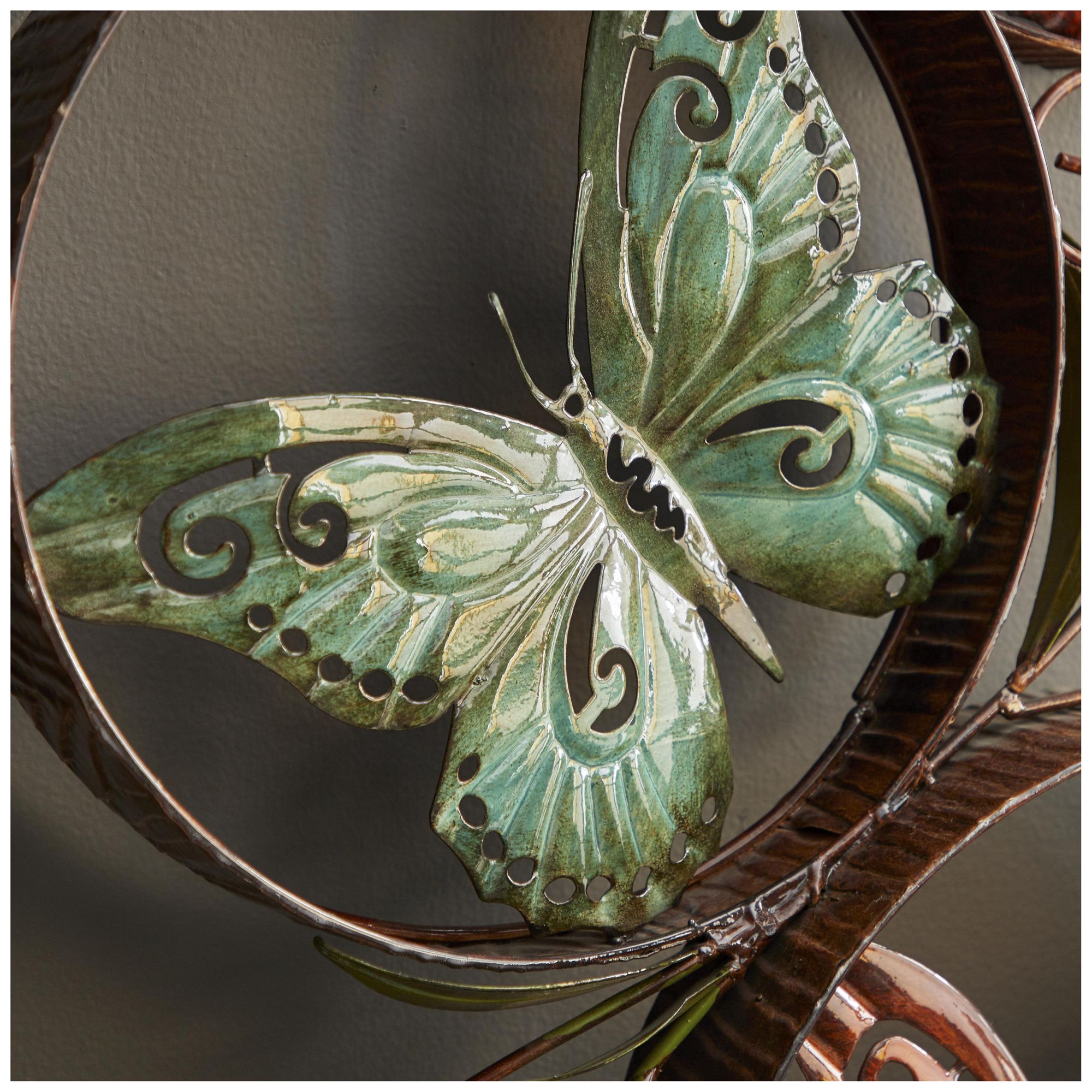 Image 3 Multi Colored Metal Eclectic Wall Decor, 22" x 3" x 36" more views