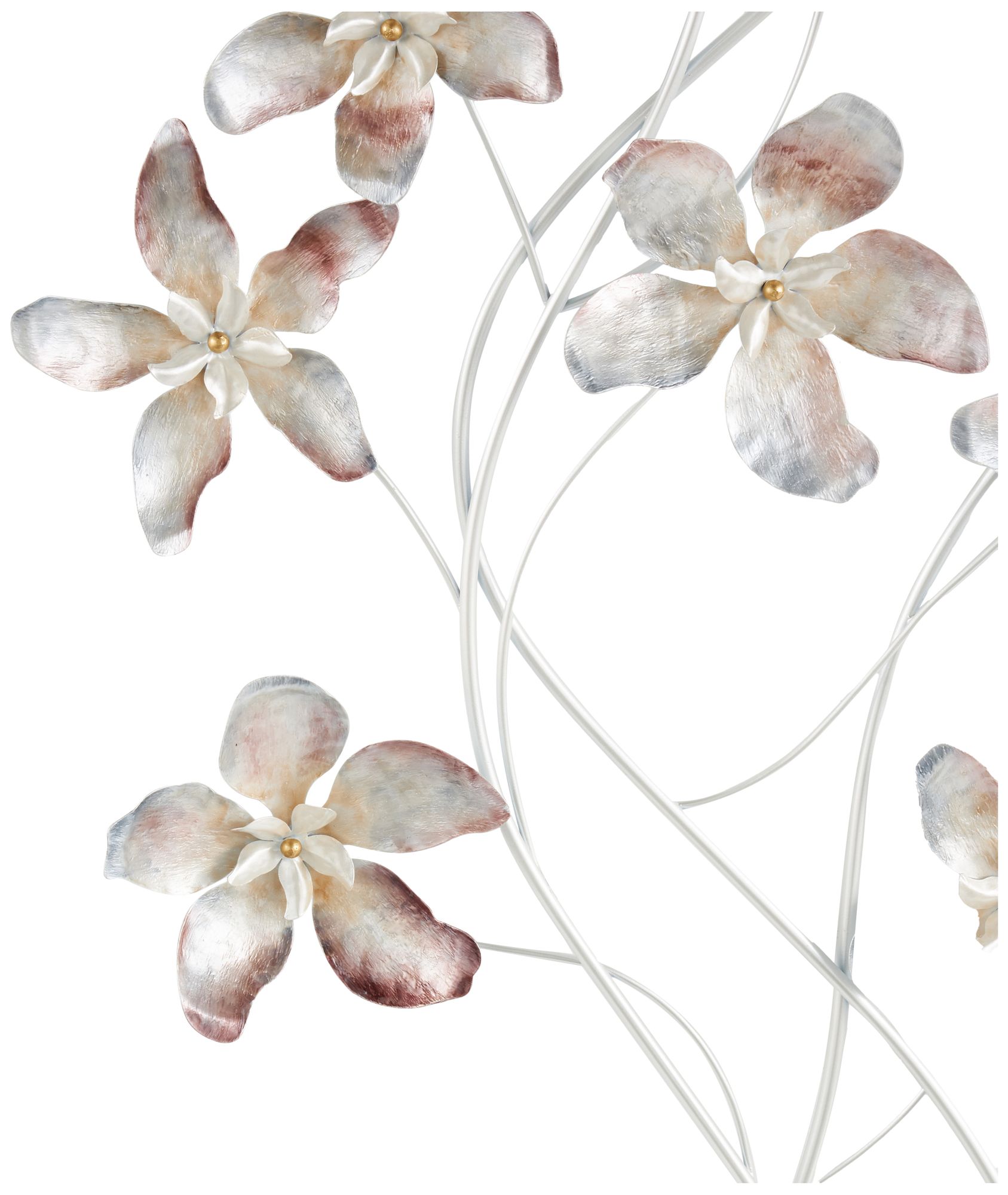 Image 3 Multi Colored Metal Glam Wall Decor, 21" x 2" x 39" more views