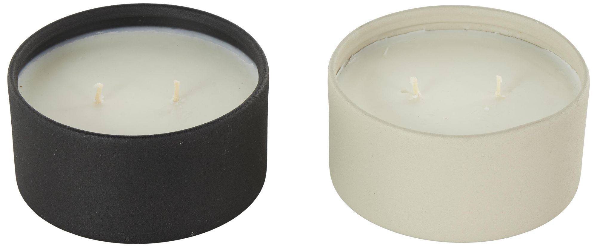 Image 2 Multi Colored Metal Modern Candle, S/2 4