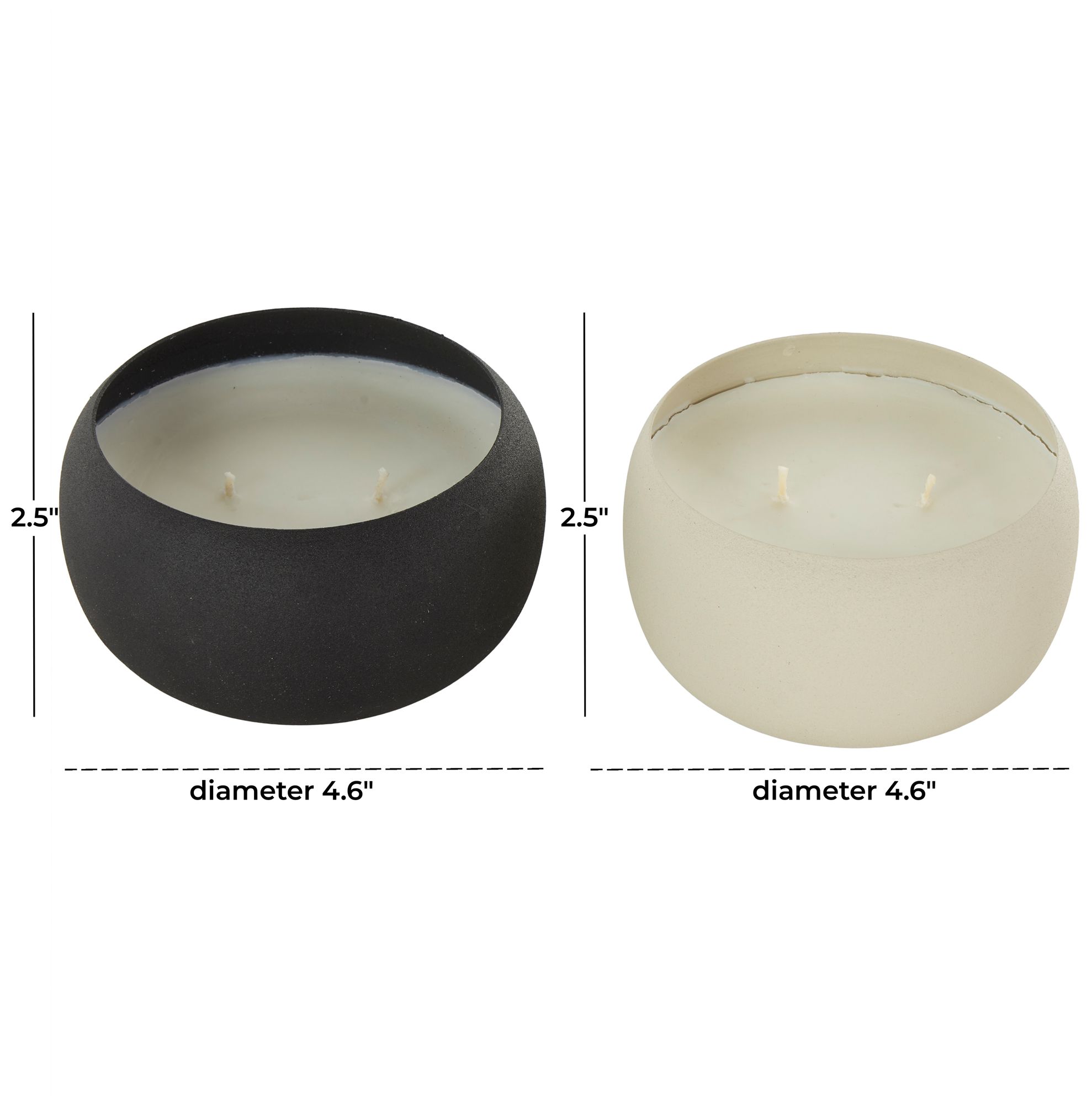 Image 7 Multi Colored Metal Modern Candle, S/2 5 more views