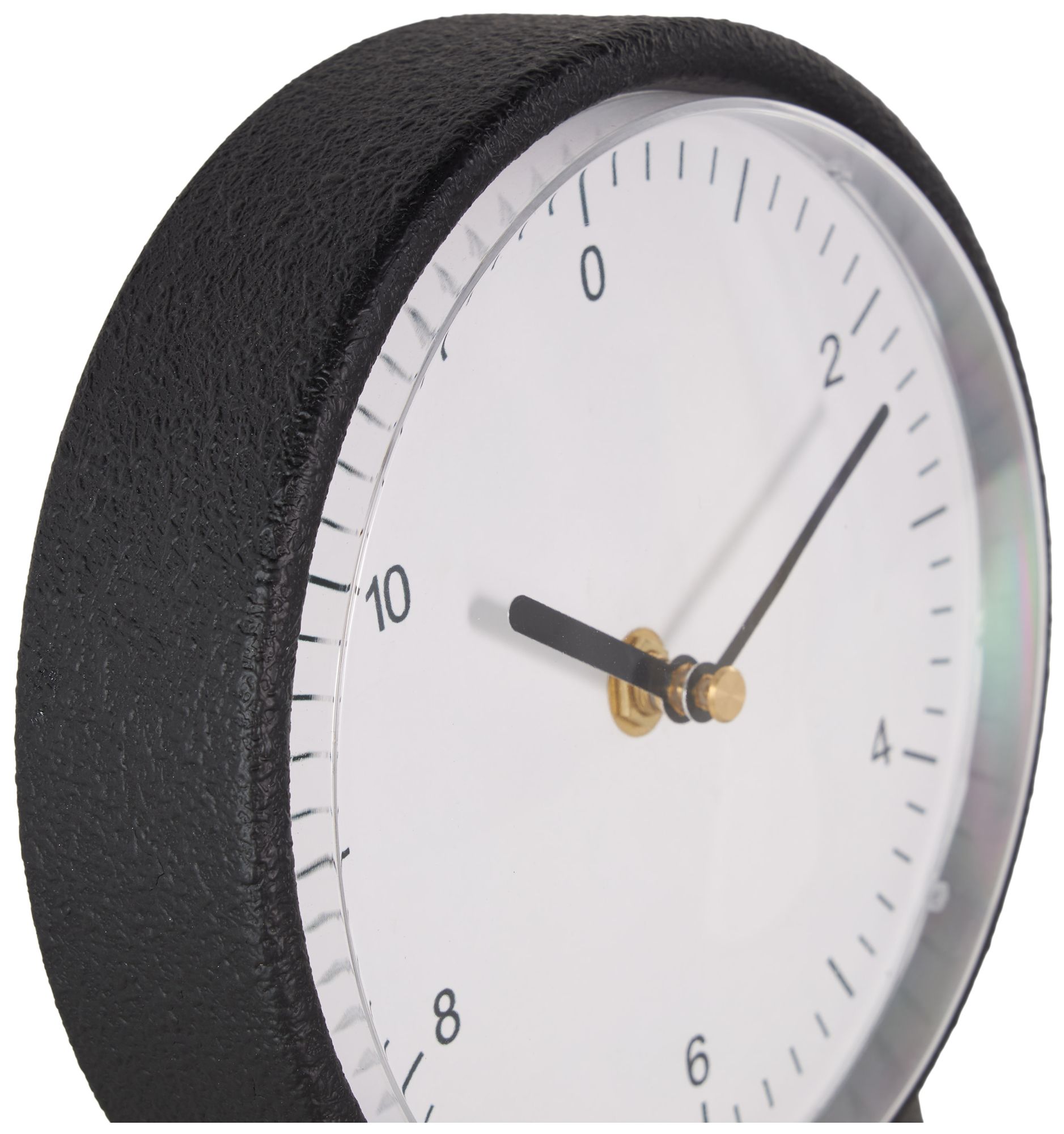 Image 3 Multi Colored Metal Modern Clock, S/2 6", 9"H more views