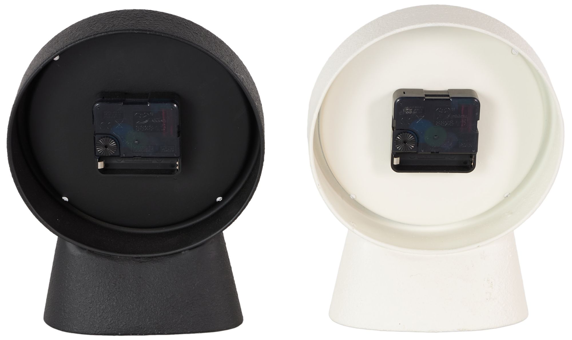 Image 5 Multi Colored Metal Modern Clock, S/2 6", 9"H more views