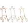 Multi Colored Metal Traditional Easel, S/3 5"W, 14"H