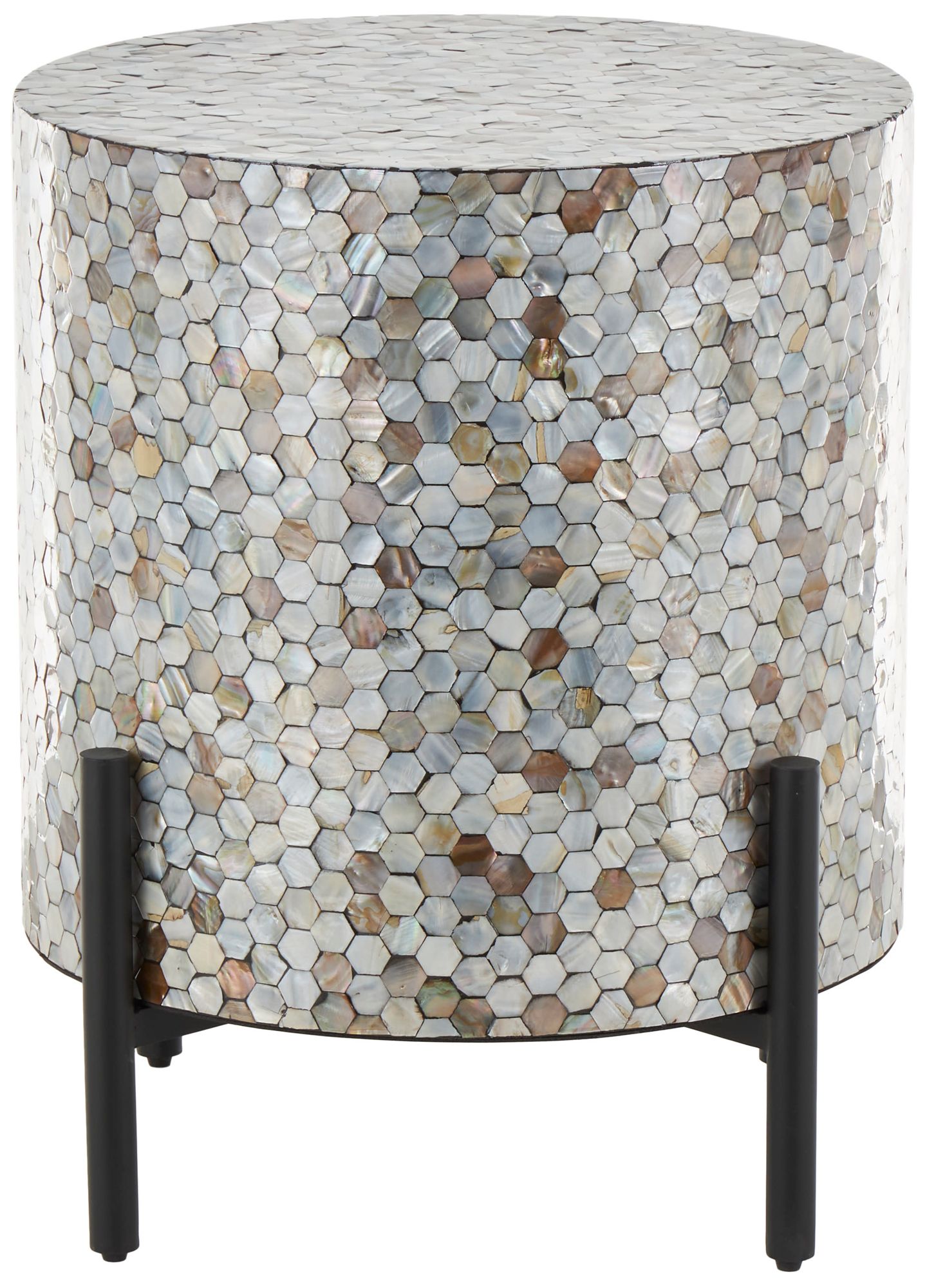 Image 6 Multi Colored Mother of Pearl Shell Acce more views
