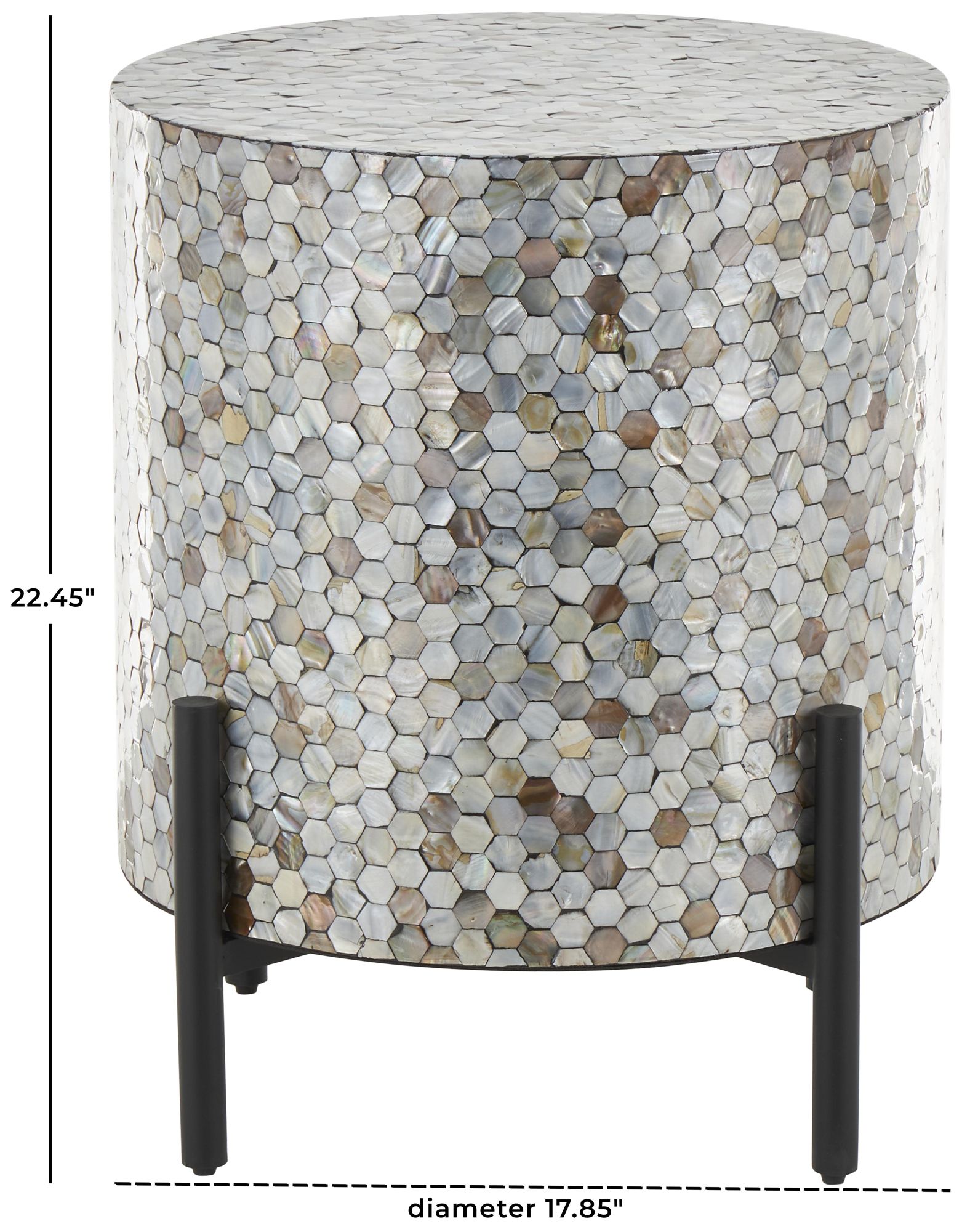 Image 7 Multi Colored Mother of Pearl Shell Acce more views