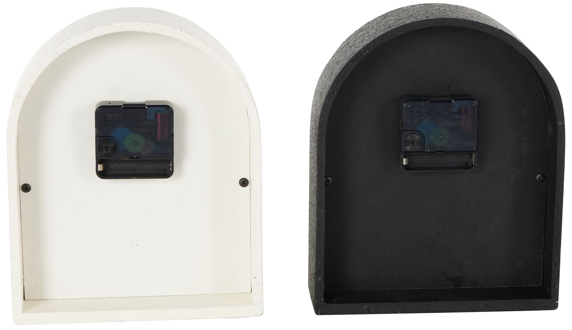 Image 5 Multi Colored Wood Traditional Clock, S/2 7"W, 9"H more views