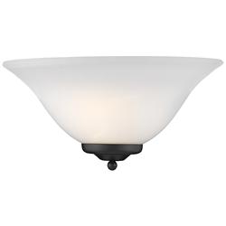 Multi-Family 6 1/2" High Matte Black Wall Sconce