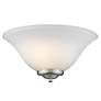2_Multi-Family 6 3/4" High Pewter Opal Glass Wall Sconce more views