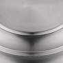 2_Multi-Family 8 1/2" Wide Pewter 1-Light Flush Mount With Opal Glass more views