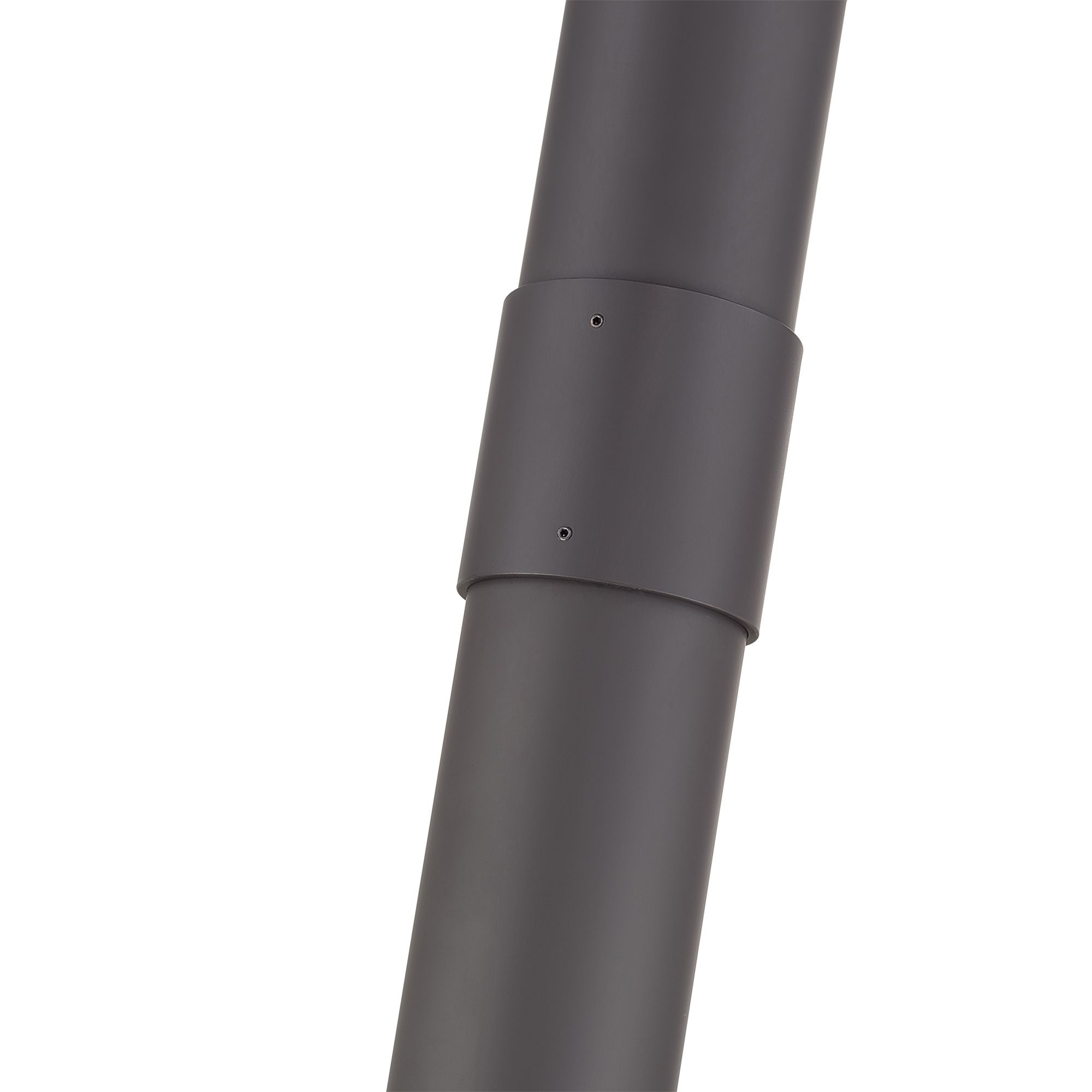 Multi Head Bronze Outdoor Post Light with Antique Brass Accents