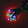 Multicolor 66' Battery Operated Timer LED String Lights