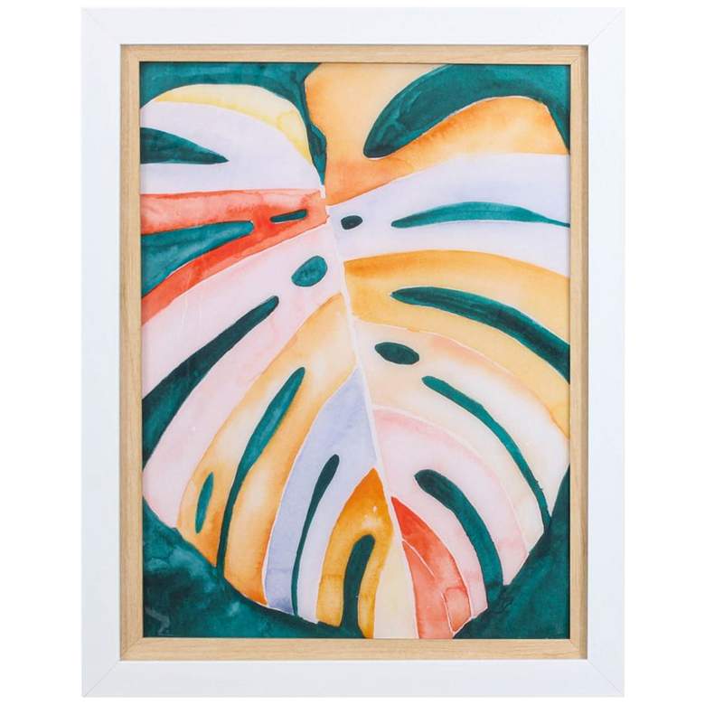 Image 3 Multicolor Monstera I 28 inch High Rectangular Framed Wall Art