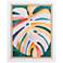 Multicolor Monstera I 28" High Rectangular Framed Wall Art