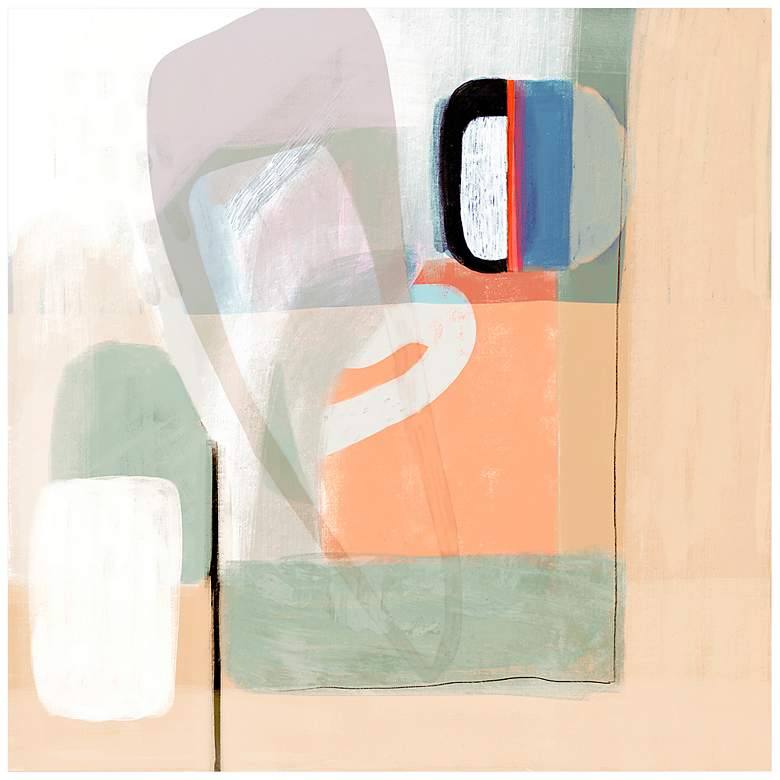 Image 1 Multiform I 41 1/2" Square Tempered Glass Wall Art