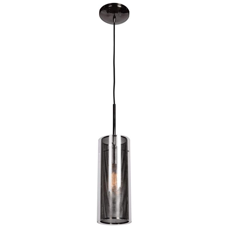 Image 4 Multis 5 inch Wide Black Chrome Mini Pendant more views