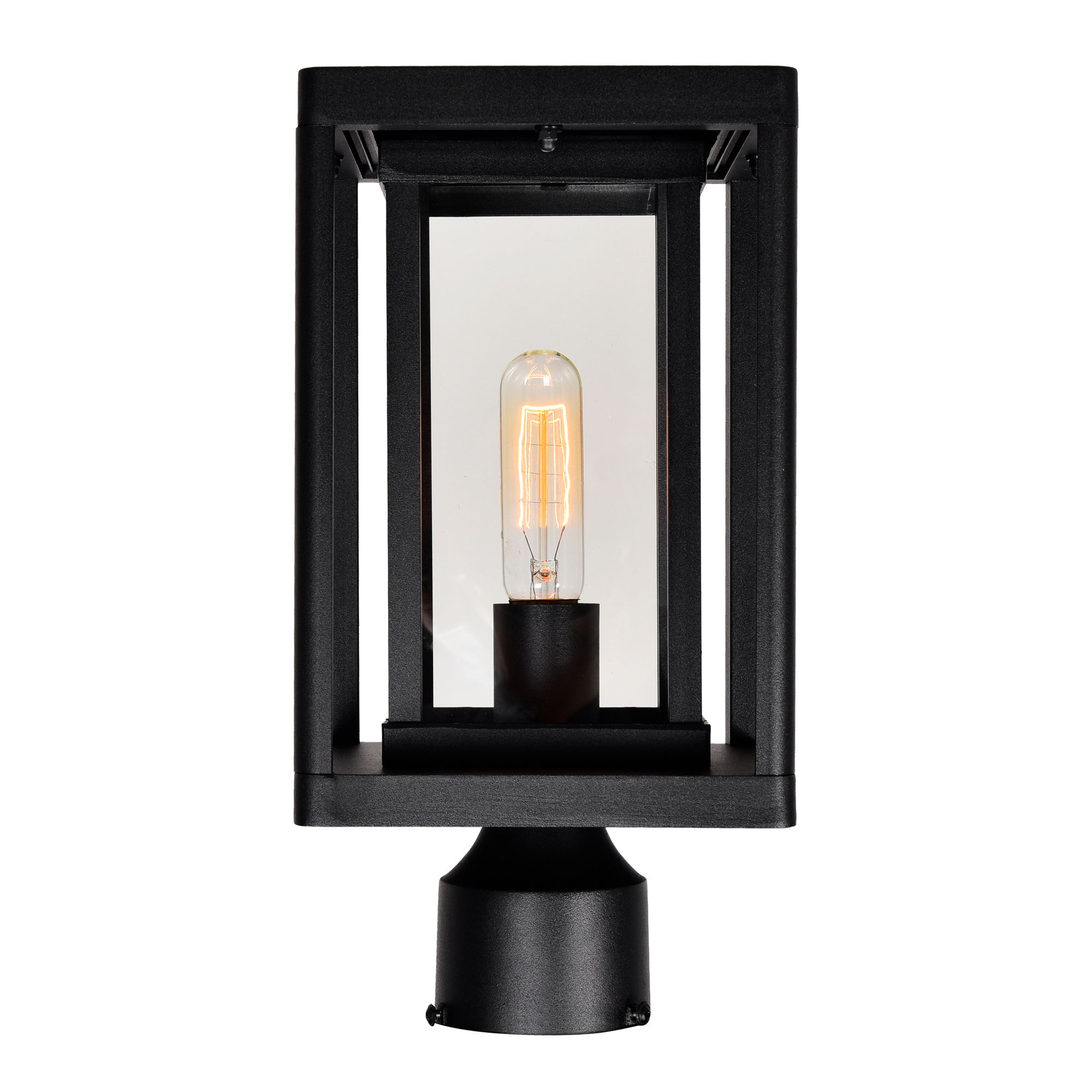 Image 2 Mulvane 1 Light Black Outdoor Lantern Head more views