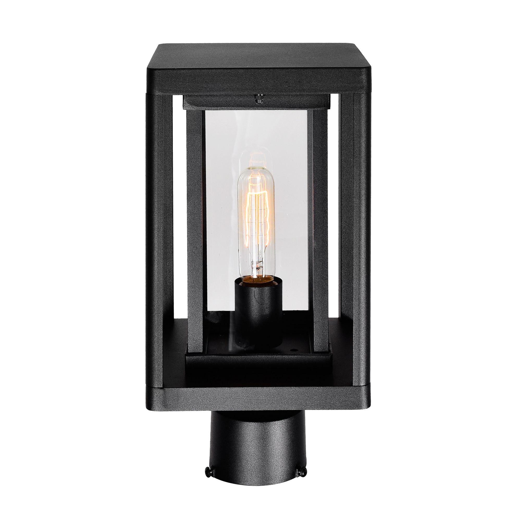 Image 3 Mulvane 1 Light Black Outdoor Lantern Head more views