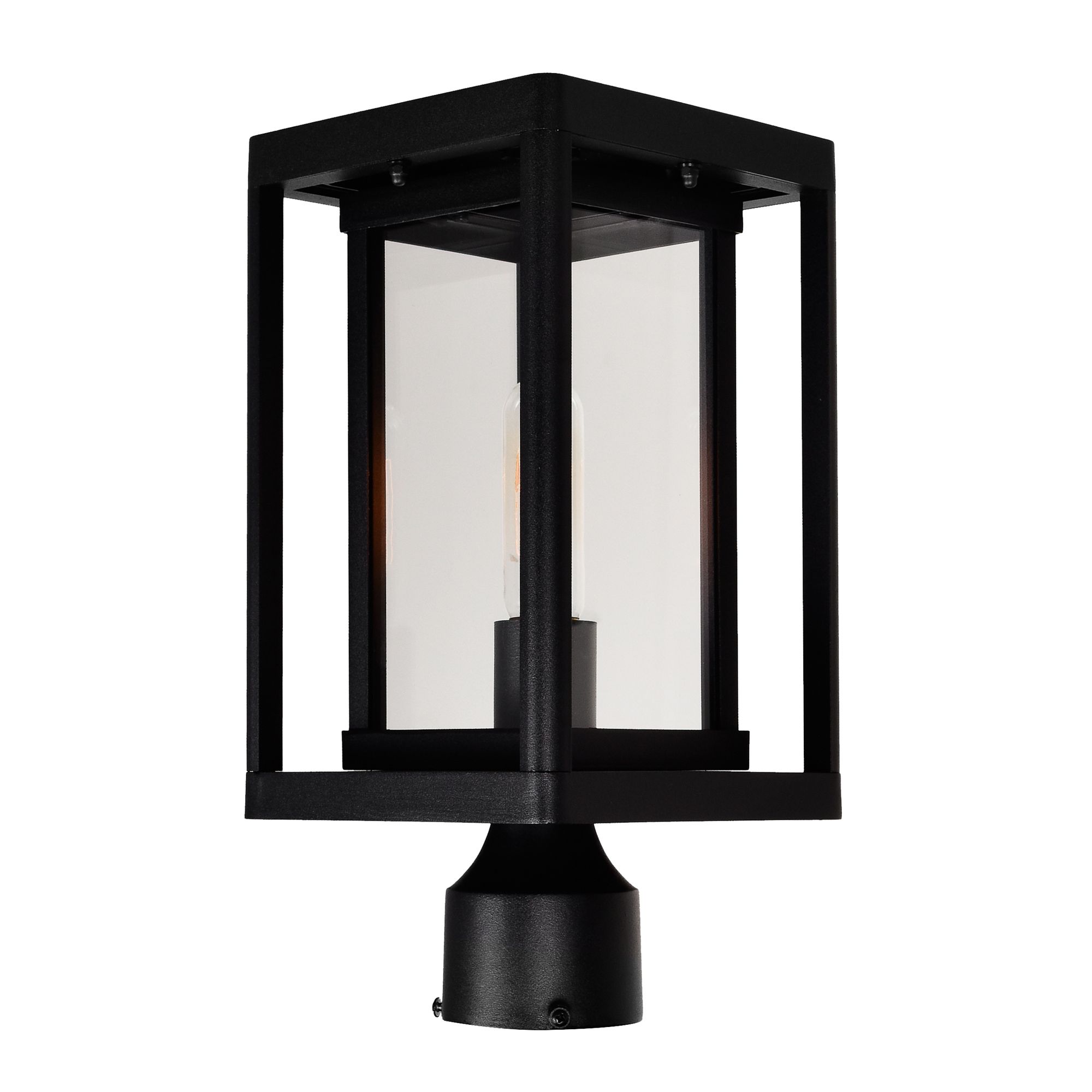 Image 4 Mulvane 1 Light Black Outdoor Lantern Head more views