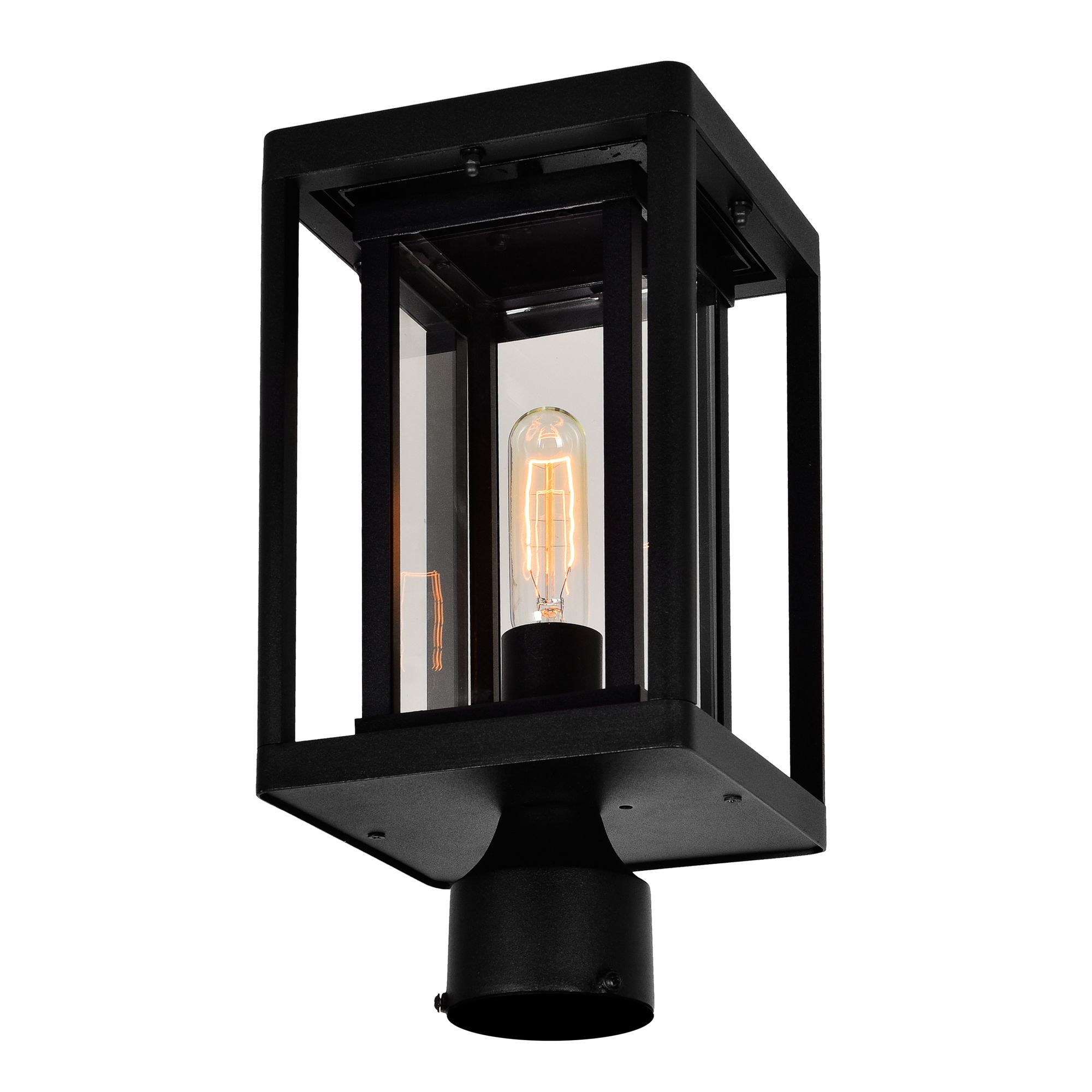 Image 5 Mulvane 1 Light Black Outdoor Lantern Head more views