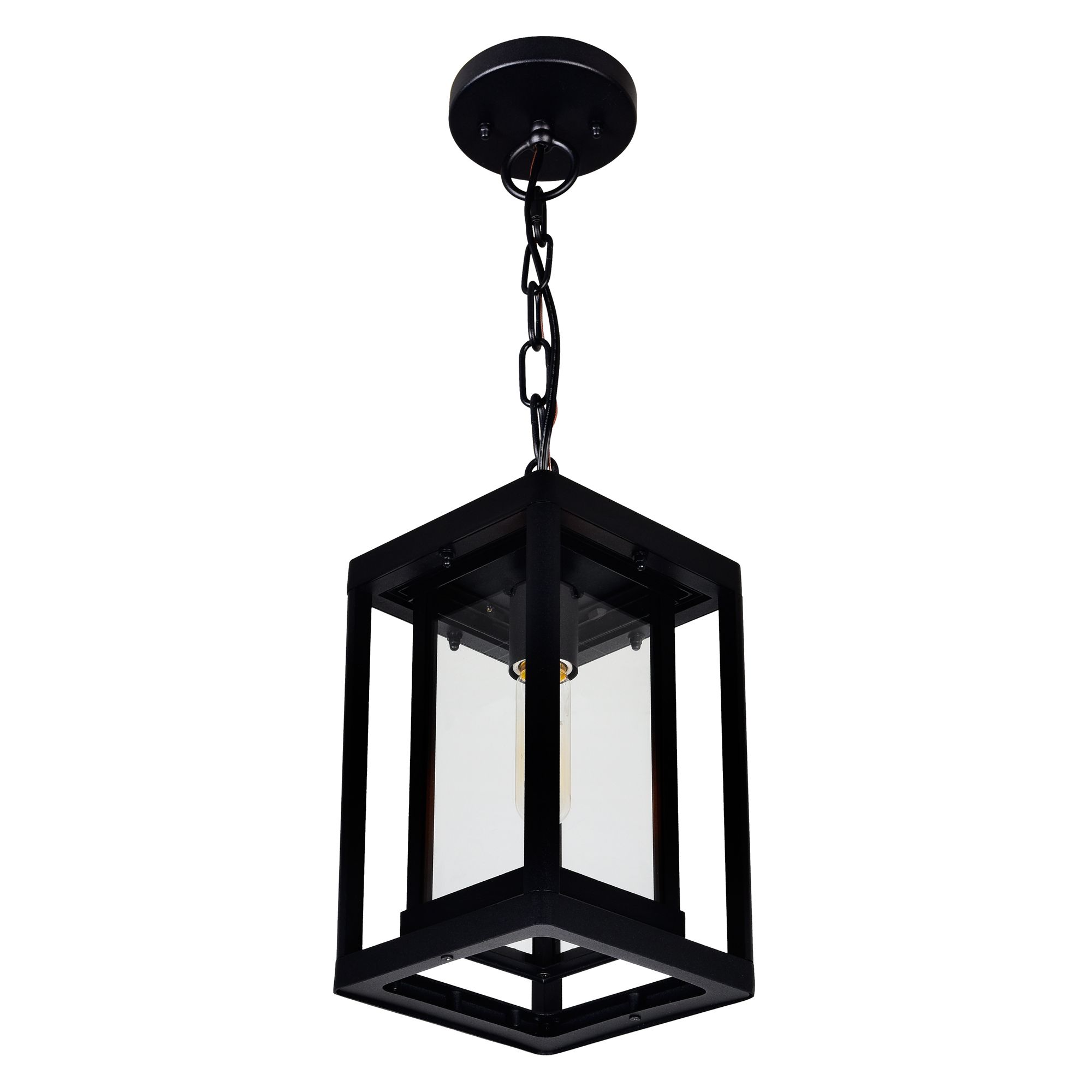 Image 4 Mulvane 1 Light Black Outdoor Pendant more views