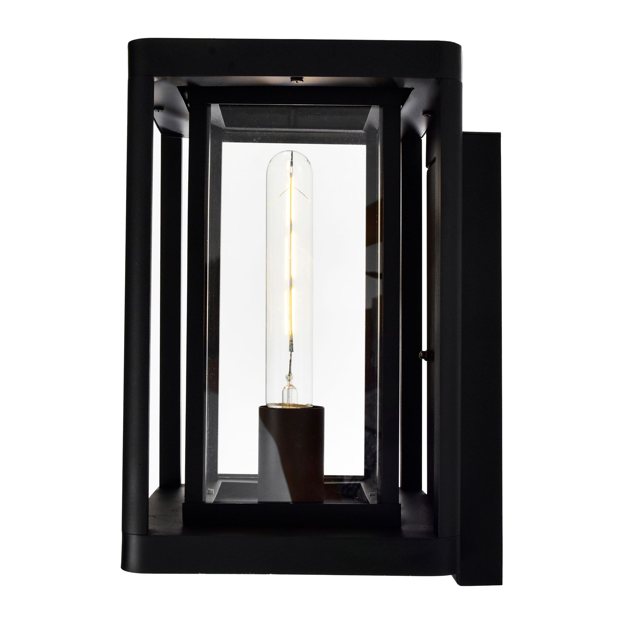 Thumbnail3 of Mulvane 1 Light Black Outdoor Wall Light more views