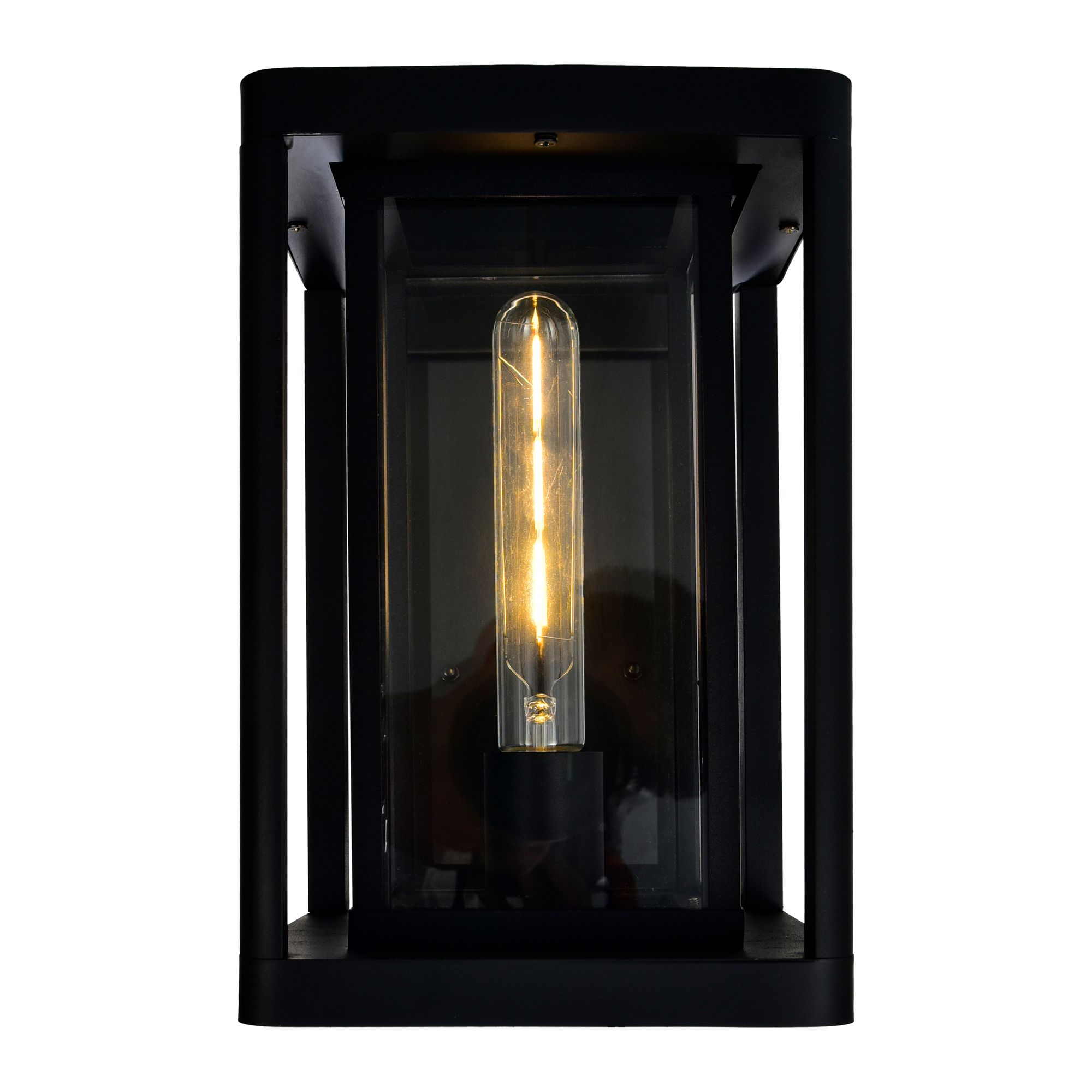 Thumbnail4 of Mulvane 1 Light Black Outdoor Wall Light more views