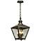 Mumford 22"H Bronze Outdoor Hanging Light