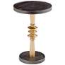 Mundy 21" Gold and Black Scatter Table