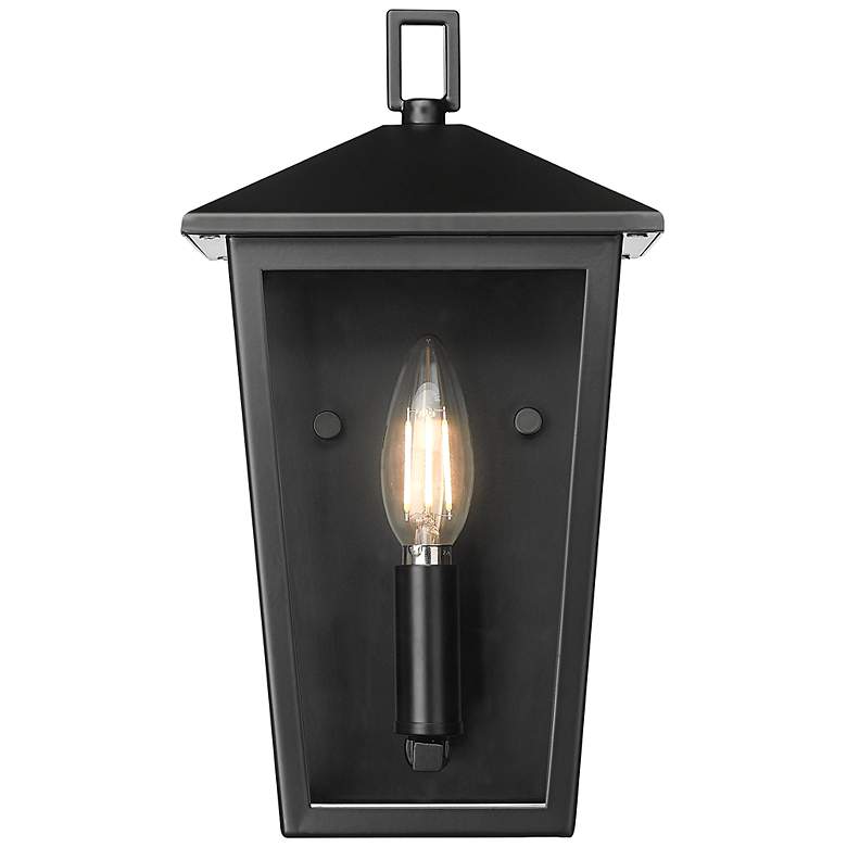 Image 2 Munger 11" High 1-Light Outdoor Wall Sconce in Powder Coated Black more views