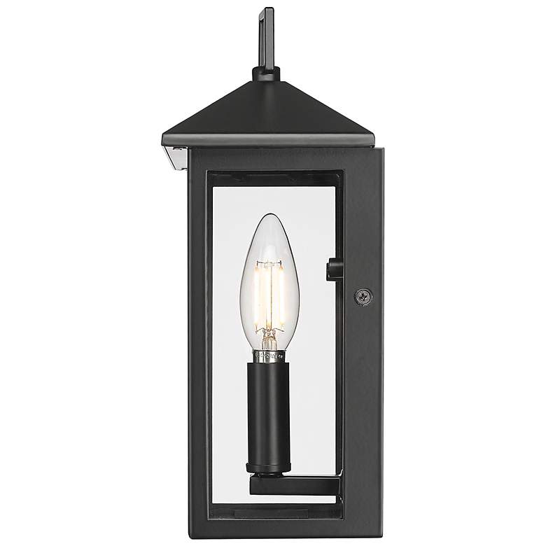 Image 3 Munger 11" High 1-Light Outdoor Wall Sconce in Powder Coated Black more views