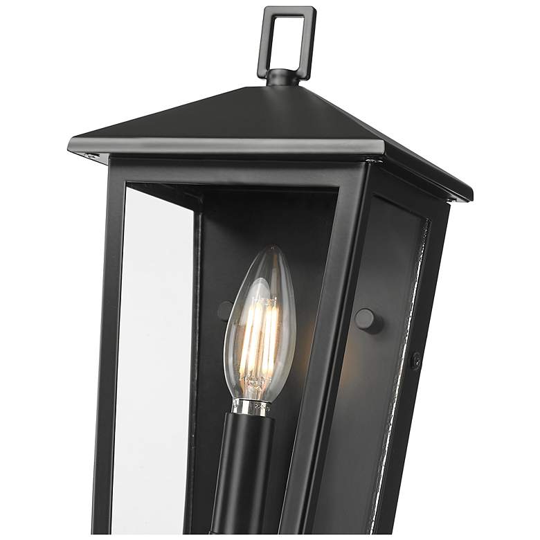 Image 5 Munger 11" High 1-Light Outdoor Wall Sconce in Powder Coated Black more views