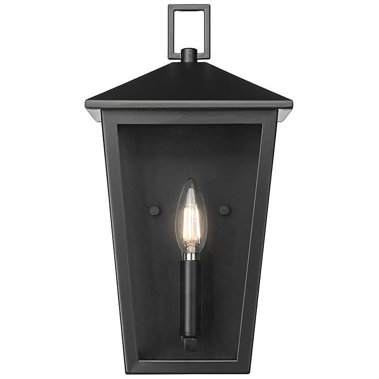 Image 2 Munger 14" High 1-Light Outdoor Wall Sconce in Powder Coated Black more views