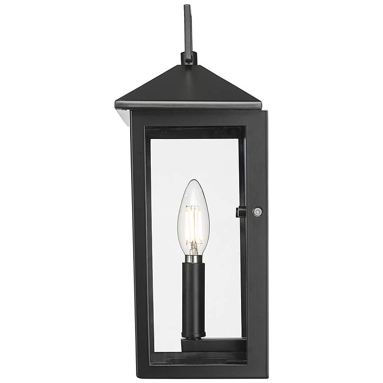 Image 3 Munger 14" High 1-Light Outdoor Wall Sconce in Powder Coated Black more views