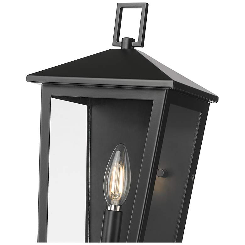 Image 5 Munger 14" High 1-Light Outdoor Wall Sconce in Powder Coated Black more views