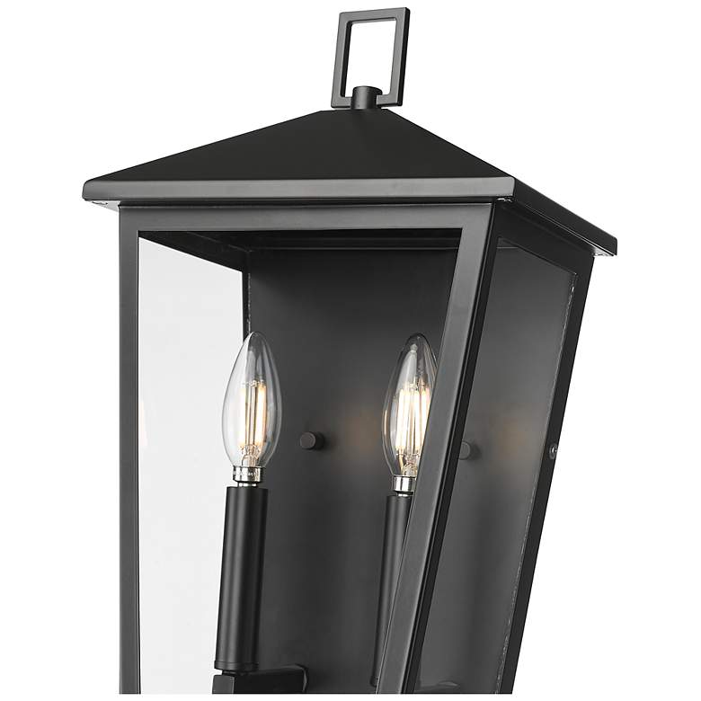 Image 5 Munger 16.5" High 2-Light Outdoor Wall Sconce in Powder Coated Black more views