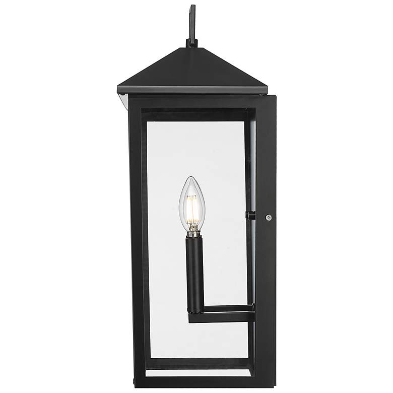 Image 3 Munger 19.75" High 2-Light Outdoor Wall Sconce in Powder Coated Black more views