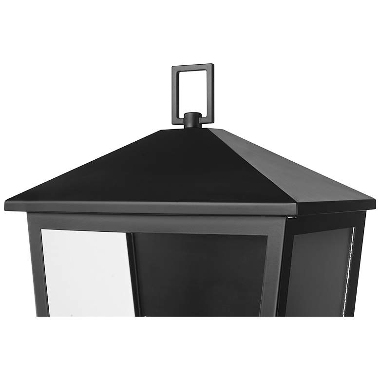 Image 4 Munger 19.75" High 2-Light Outdoor Wall Sconce in Powder Coated Black more views