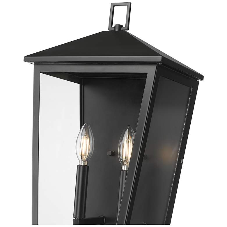 Image 5 Munger 19.75" High 2-Light Outdoor Wall Sconce in Powder Coated Black more views