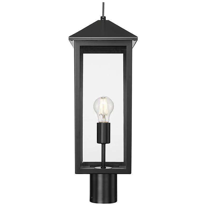 Image 3 Munger 23" High 1-Light Outdoor Post Lantern in Powder Coated Black more views