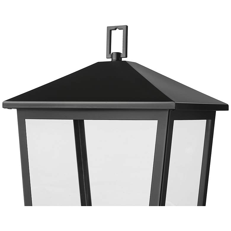 Image 4 Munger 23" High 1-Light Outdoor Post Lantern in Powder Coated Black more views