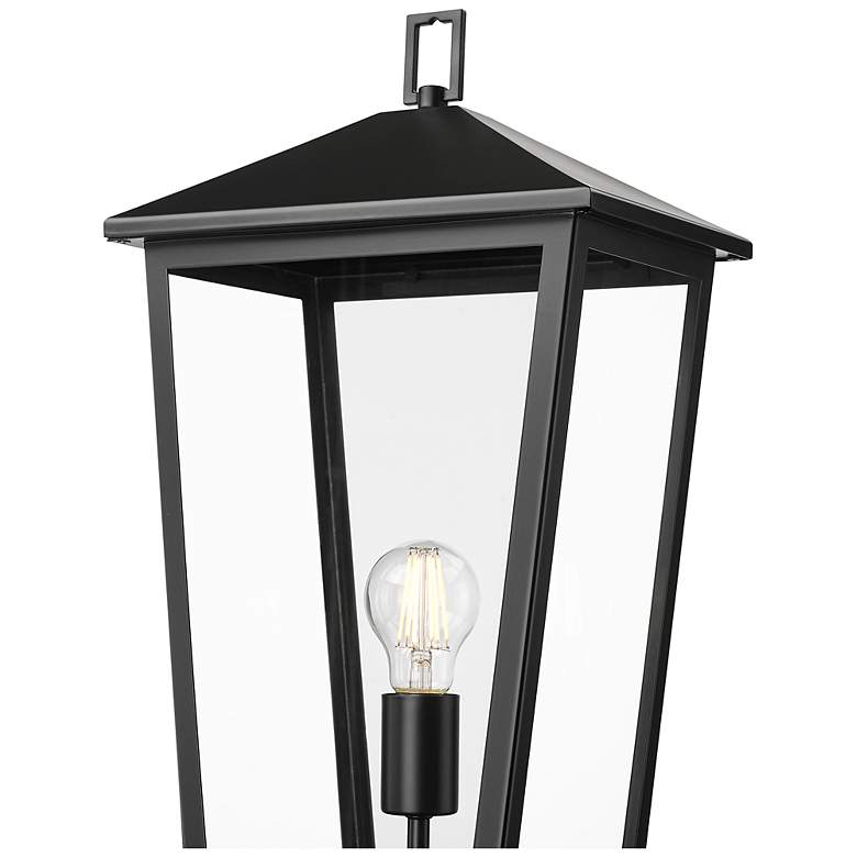 Image 5 Munger 23" High 1-Light Outdoor Post Lantern in Powder Coated Black more views