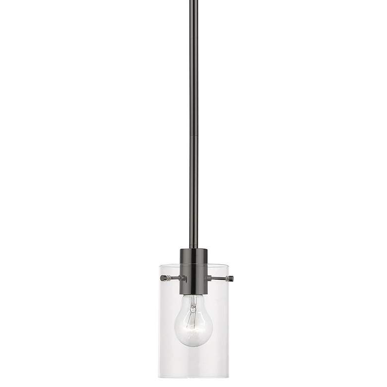 Image 1 Munich 1 Light Black Chrome Single Pendant