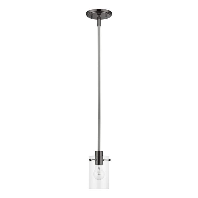 Image 3 Munich 1 Light Black Chrome Single Pendant more views