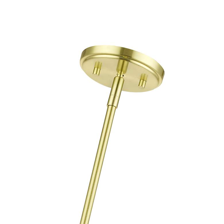 Image 7 Munich 1 Light Satin Brass Single Pendant more views