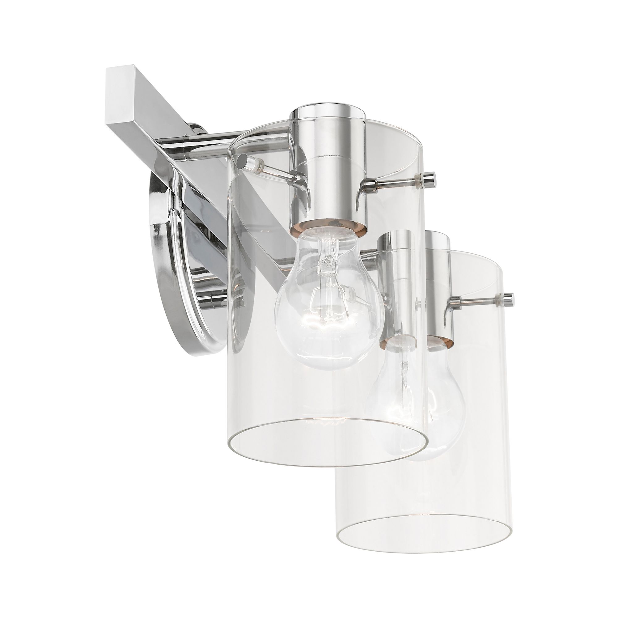 Munich 2 Light Polished Chrome Vanity Sconce