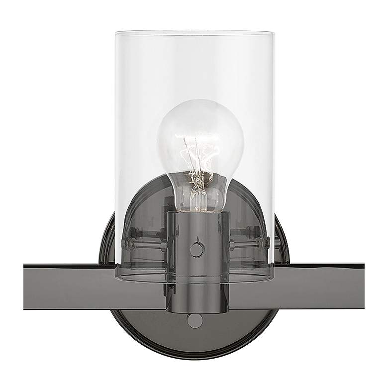 Image 4 Munich 3 Light Black Chrome Vanity Sconce more views