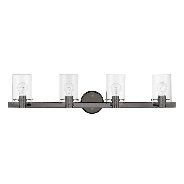 Image 3 Munich 4 Light Black Chrome Vanity Sconce more views